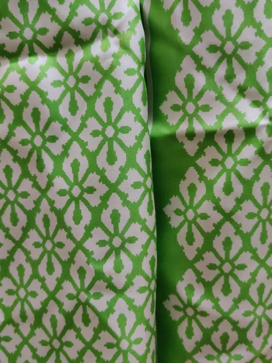 Vintage 1960s–70s Adele Simpson Silk Scarf – Mod Graphic Floral, Oblong 16x68 - Picture 7 of 10